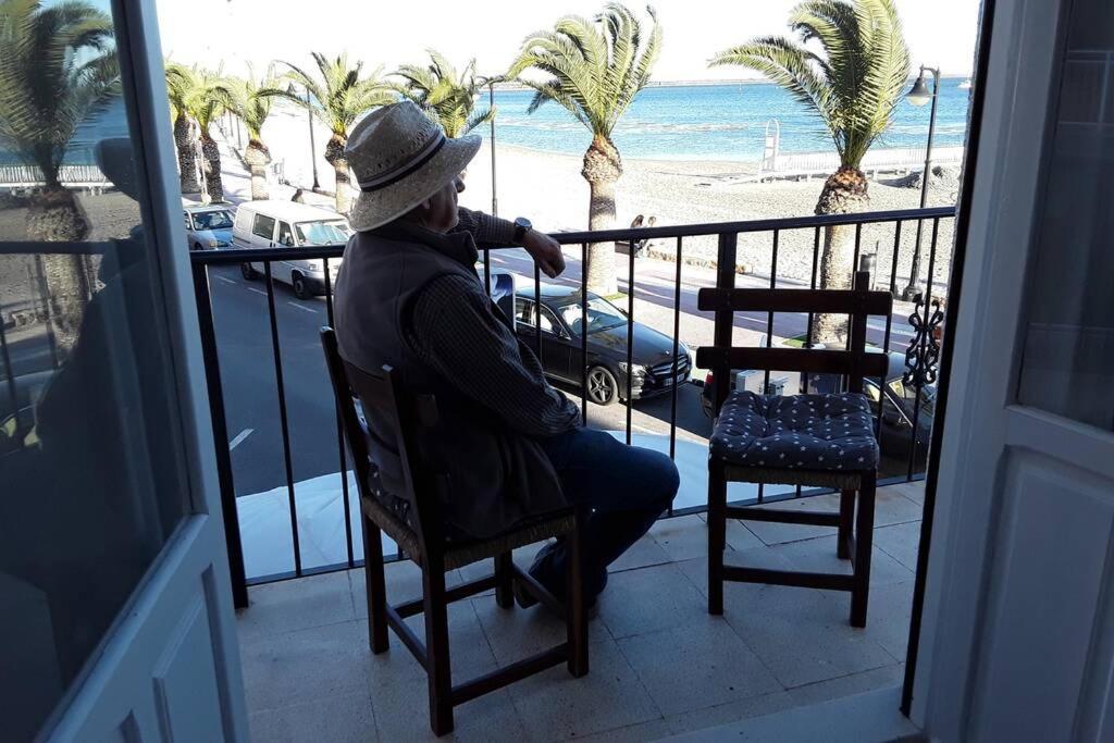 Piso En Primera Linea Con Wifi Y Vistas Al Mar Lo Pagán Buitenkant foto