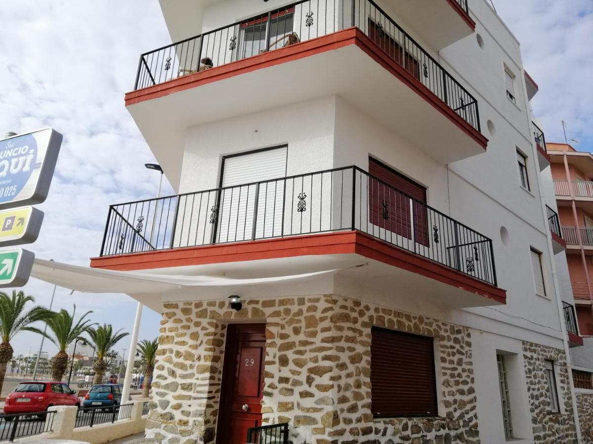 Piso En Primera Linea Con Wifi Y Vistas Al Mar Lo Pagán Buitenkant foto